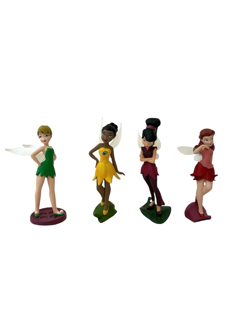 Disney Tinker Bell & Friends Disney Fairies Figurine Set of Four